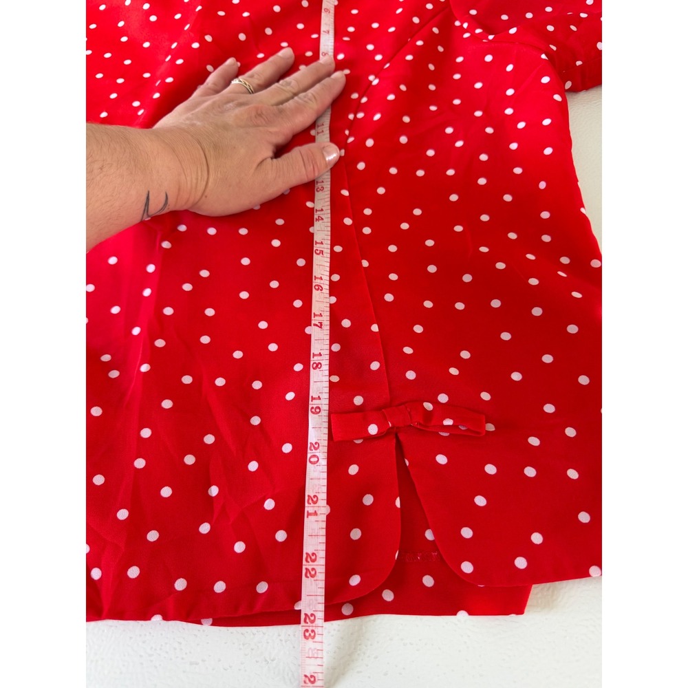 BFA Classics Vintage Red Polka Dot 2 Piece Skirt Set Women's 14 Retro Twee - Picture 9 of 9